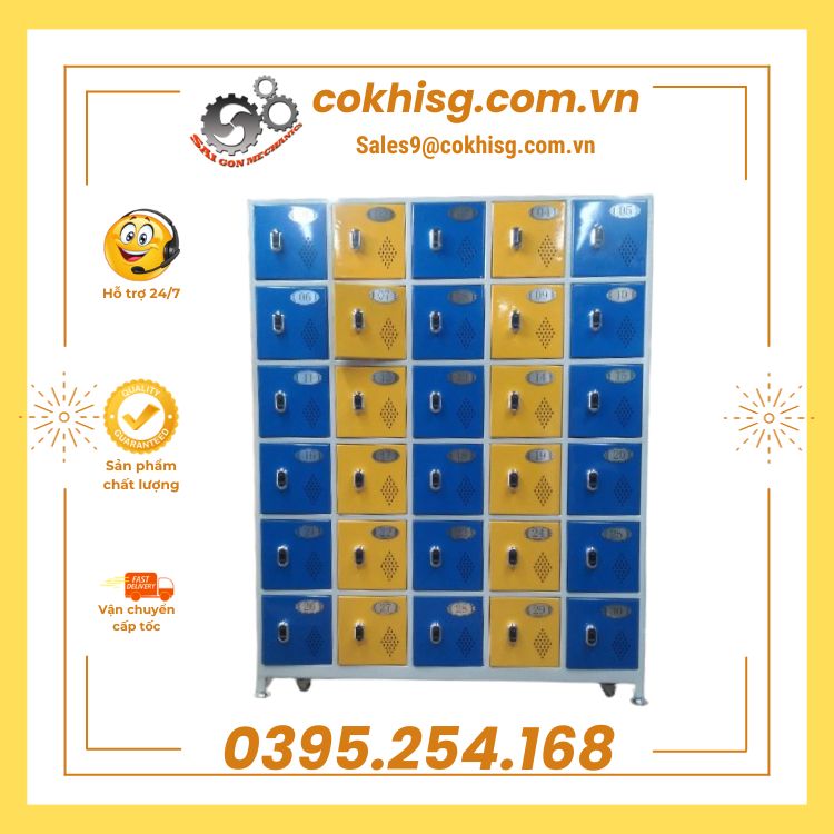 TỦ LOCKER, TỦ CÁ NHÂN SƠN TĨNH ĐIỆN VÀ TÙY CHỈNH KÍCH THƯỚC